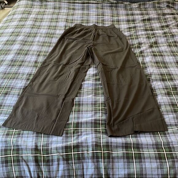 Madewell Drawstring Wide-Leg Pants True Black Women Size S - Picture 7 of 16